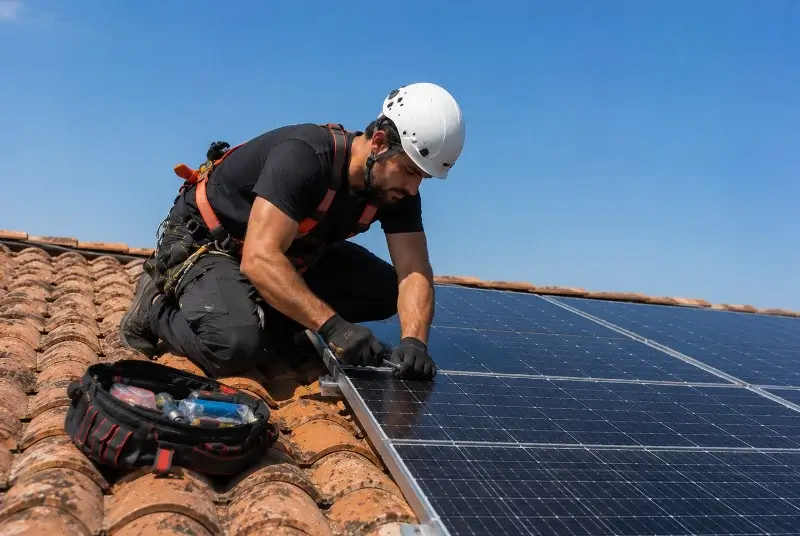 Maintenance et monitoring de panneaux solaires à Béguey