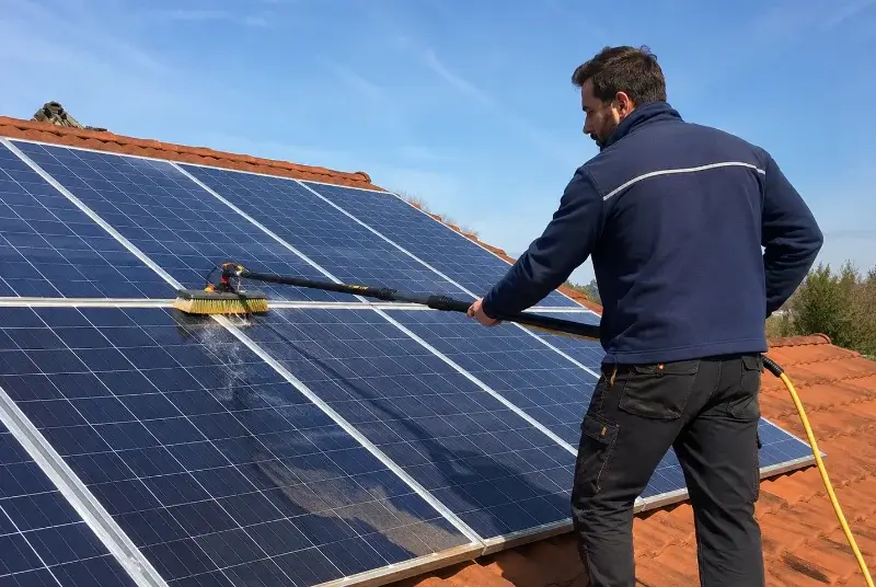 Nettoyage et entretien de panneaux solaires à Béguey